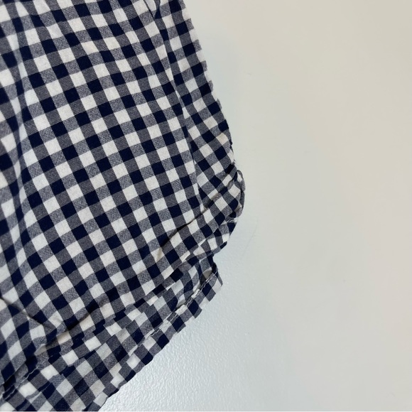 AERIE Navy and White Gingham Check Sleep Pajama Shorts Size XS - Picture 2 of 4